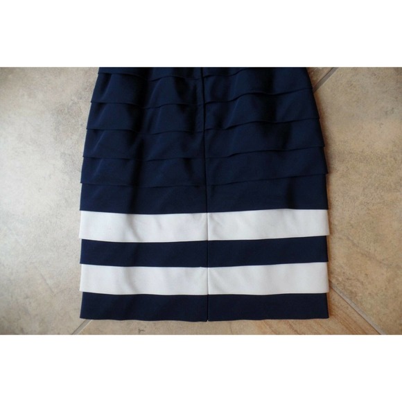 Tomasz Starzewski Layered Ruffle Silk Sheath Dress - Picture 8 of 8